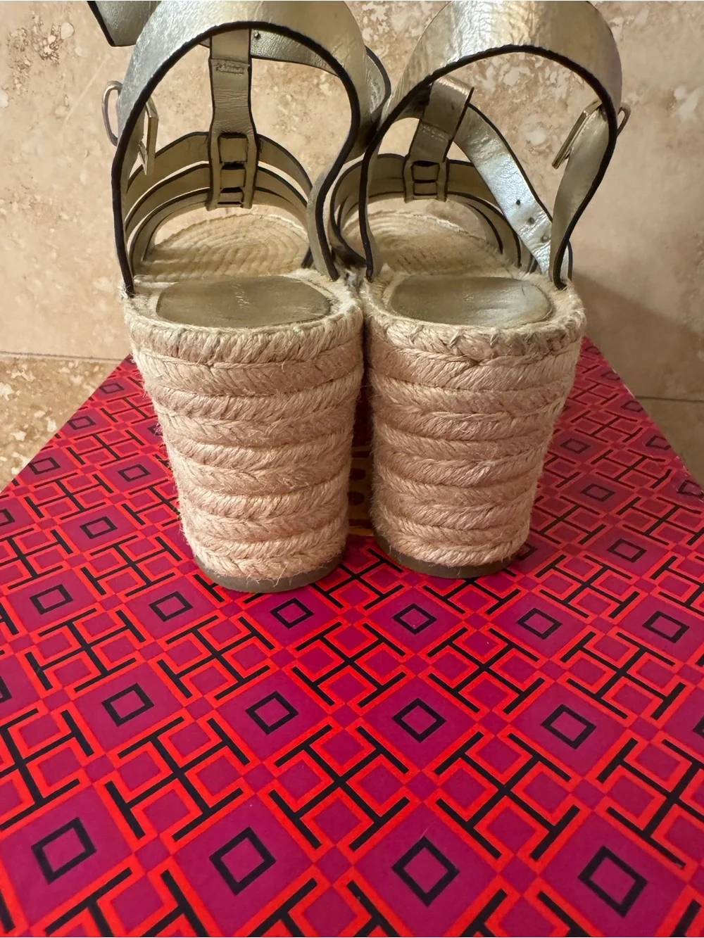 Tory Burch Fisherman Wedge Espadrille